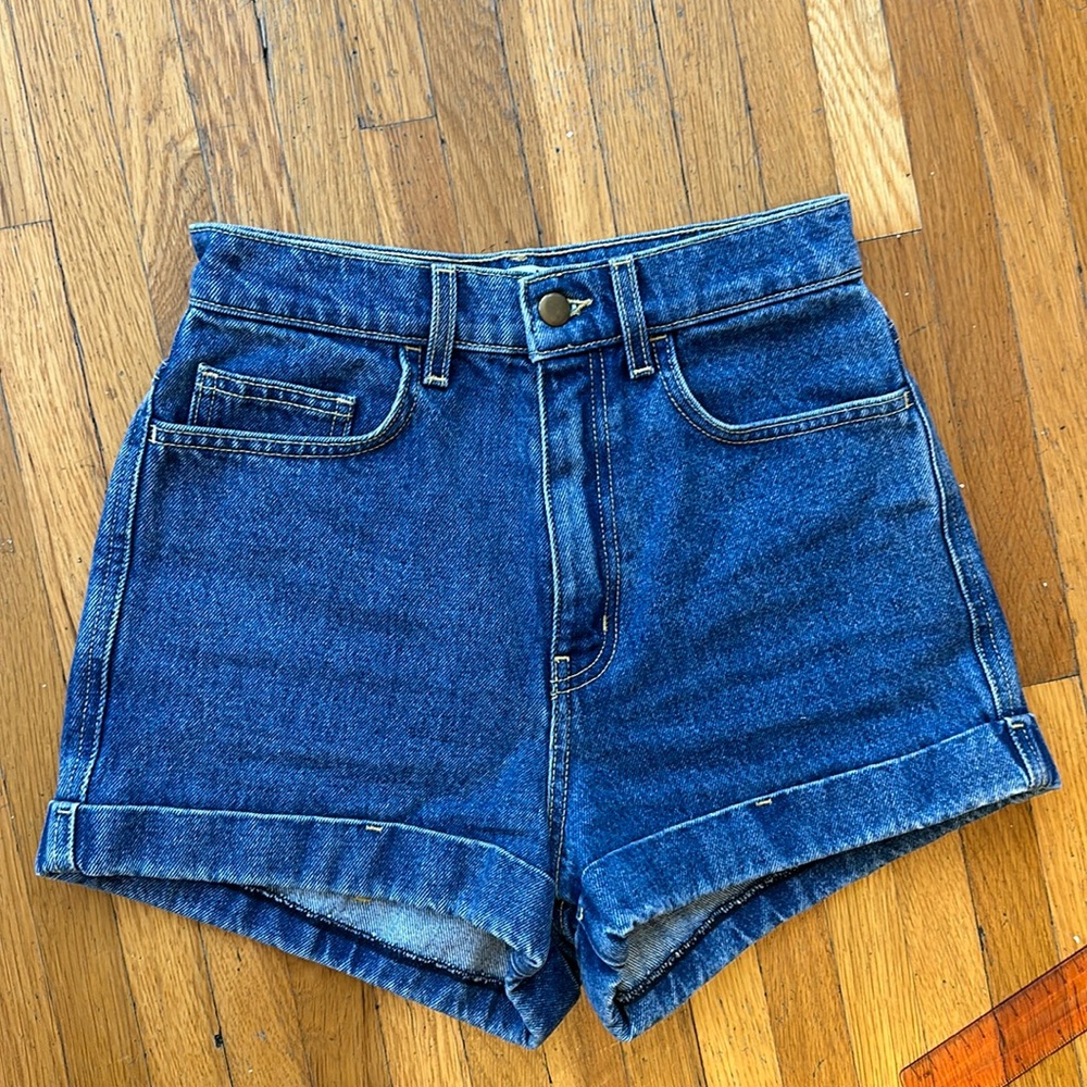 American Apparel Jean Shorts, Size 26